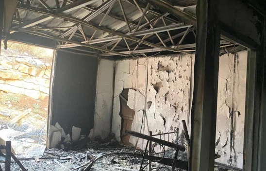 İşçilerin Kaldığı Konteynerde Yangın Çıktı