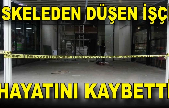 İskeleden Düşen İşçi Hayatını Kaybetti