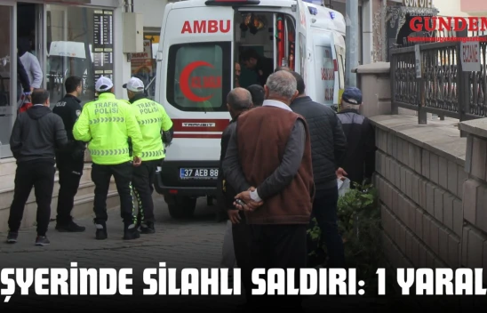 İşyerinde Silahlı Saldırı: 1 Yaralı