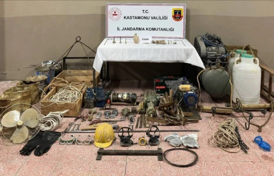 İzinsiz Kazı Yapan 6 Kişi Yakalandı