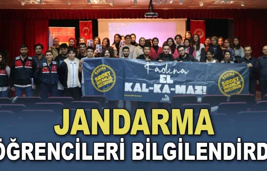 Jandarma Üniversite Öğrencilerini Bilgilendirdi