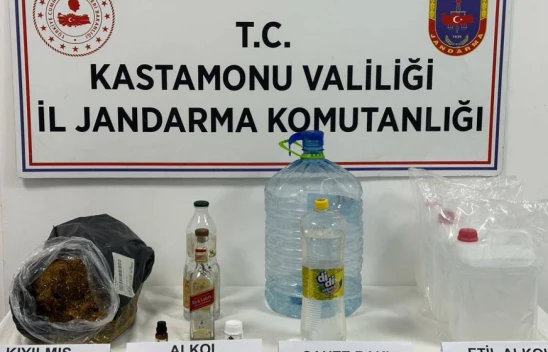 Kaçak Alkol Ele Geçirildi