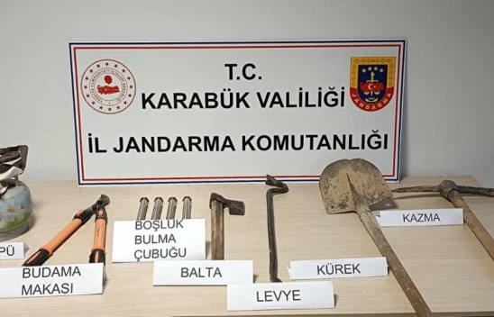 Kaçak Kazıya Suçüstü Yapıldı