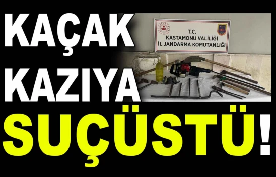 Kaçak Kazıya Suçüstü!