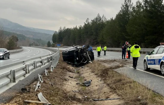 Kadıbükü Köyünde Kaza 1 Yaralı