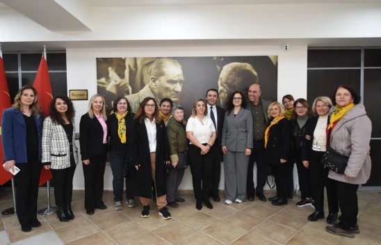 Kadın Dernekleri Temsilcilerinden Hasan Baltacı'ya Ziyaret 