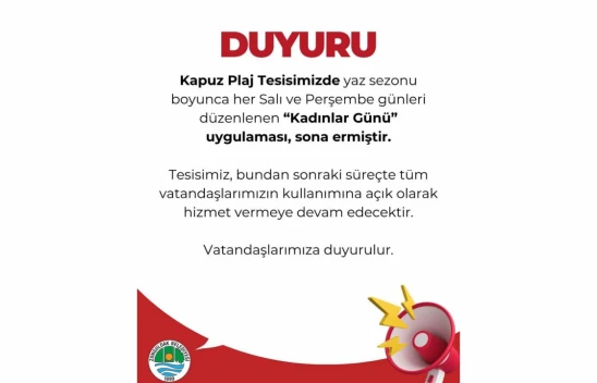 Kadınlar Günü Uygulaması Sona Erdi