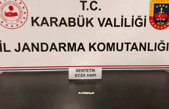 Karabük'te Sentetik Ecza Hapı Ele Geçirildi