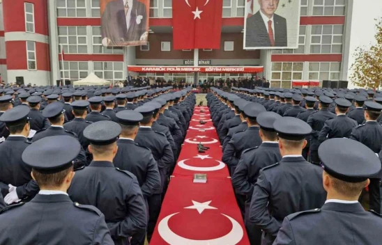 Karabük'te 454 Polis Adayı Mezuniyet Coşkusu Yaşadı