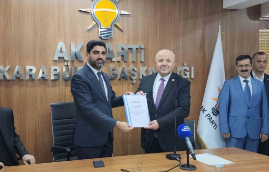 Karabük'te İlk Aday Adaylığı Başvurusu Yıldırım'dan