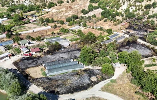 Karabük'te Anız Yangını