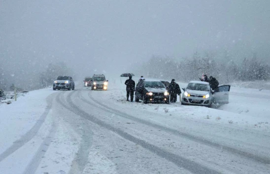 Karabük'te Yoğun Kar Yağışı