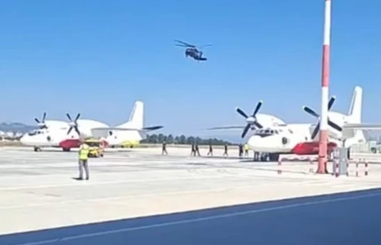 Karabük'teki Yangınlara Hava Desteği Kastamonu Havalimanı'ndan