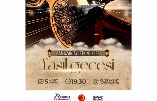 Kastamonu Belediyesi'nden Fasıl Gecesi