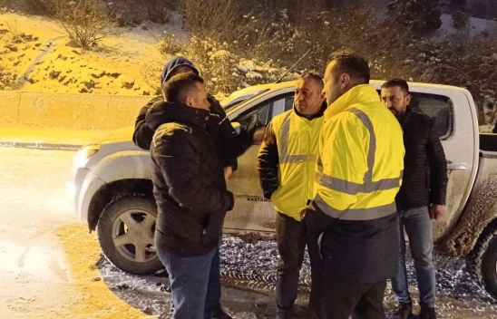 Kastamonu Belediyesi'nden Karla Mücadele Çalışmaları