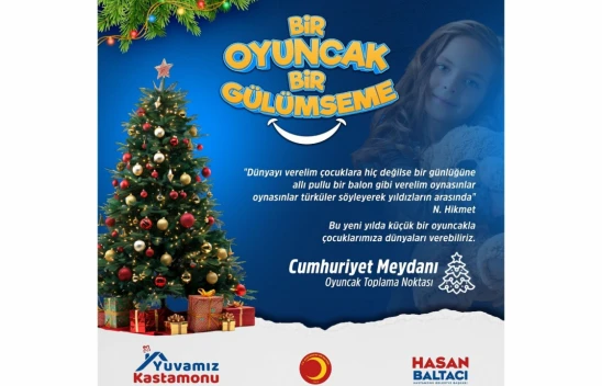 Kastamonu Belediyesi'nden Oyuncak Kampanyası