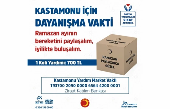 Kastamonu Belediyesi'nden Ramazan Dayanışması