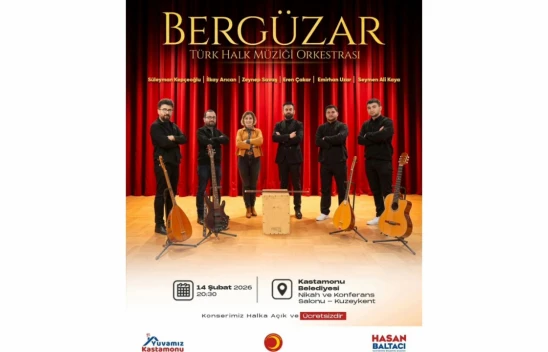 Kastamonu Belediyesi'nden Türk Halk Müziği Konseri Daveti