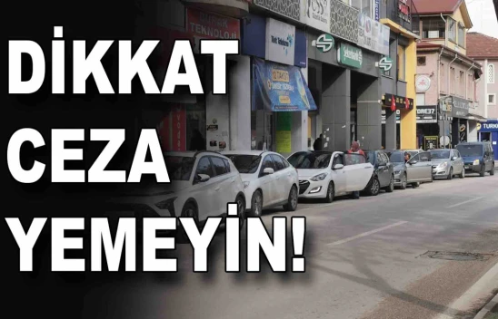 Kastamonu Çayboyu'nda Park Yasağı Uyarısı, Dikkat Ceza Yemeyin!