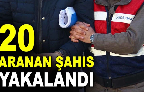 Kastamonu'da 20 Aranan Şahıs Yakalandı