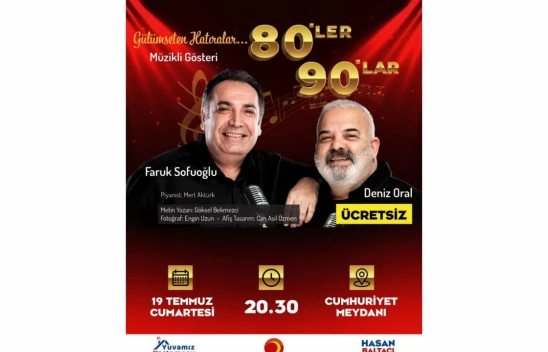 Kastamonu'da 80'ler ve 90'lar Rüzgarı Esecek