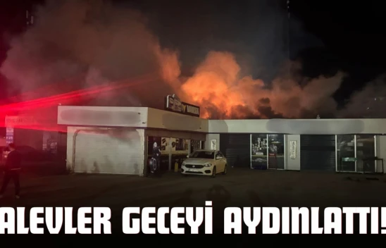 Kastamonu'da Alevler Geceyi Aydınlattı!