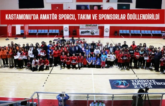 Kastamonu'da amatör sporcular ödüllendirildi