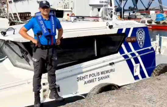 Kastamonu'da Ares Kontrol Botuna Şehit Ahmet Şahan'ın Adı Verildi