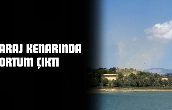 Kastamonu'da Baraj Kenarında Hortum Çıktı