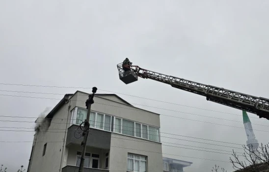 Kastamonu'da Çatı Yangını Korkuttu