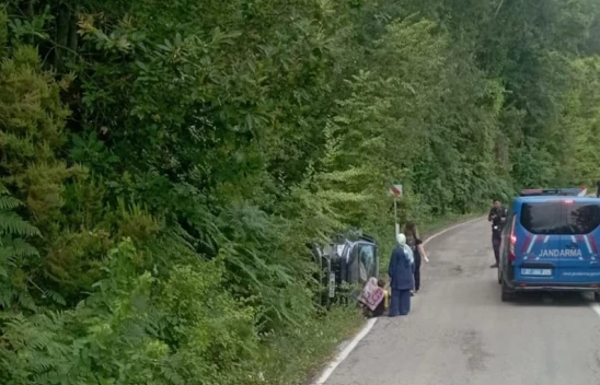 Kastamonu'da Cip Takla Attı: 1 Yaralı