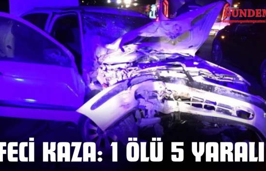 Kastamonu'da Feci Kaza: 1 Ölü 5 Yaralı