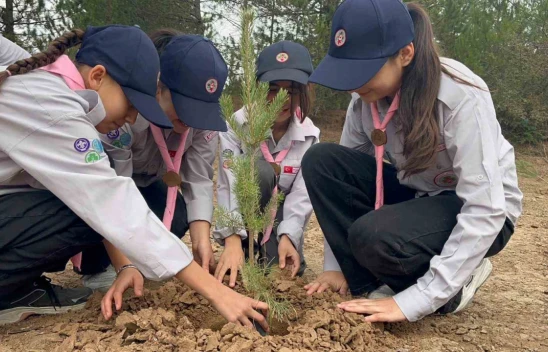 Kastamonu'da Fidanlar Toprakla Buluştu