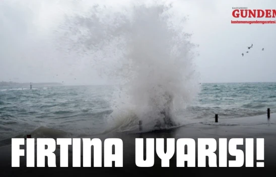 Kastamonu'da Fırtına Uyarısı