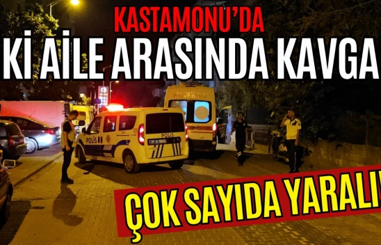Kastamonu'da İki Aile Arasında Kavga: Çok Sayıda Yaralı!