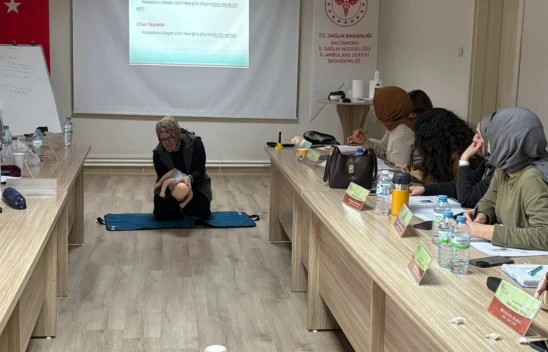 Kastamonu'da İl Ambulans Servisi personeline Temel Modül Eğitimi Verildi