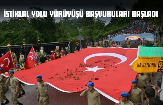 Kastamonu'da İstiklal Yolu Yürüyüşü Başvuruları Başladı