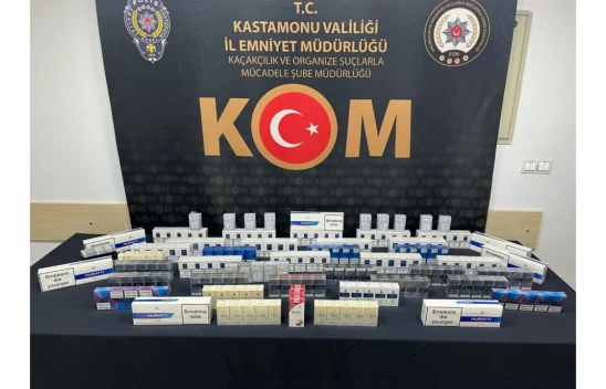 Kastamonu'da Kaçak Sigara Ele Geçirildi!