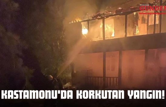 Kastamonu'da Korkutan Yangın!
