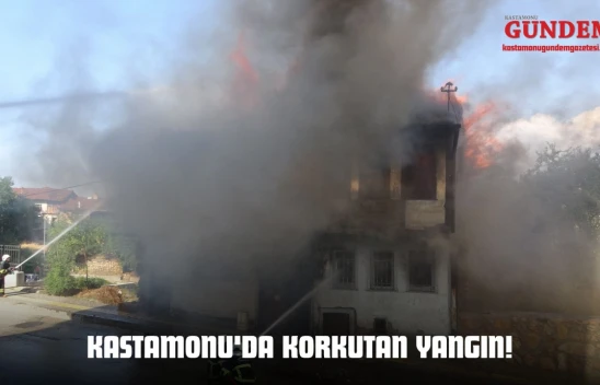 Kastamonu'da Korkutan Yangın!