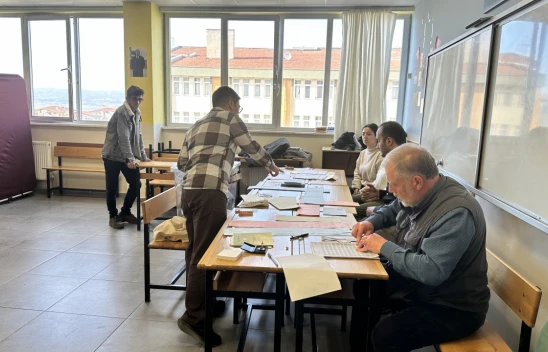 Kastamonu'da Oy Sayma İşlemi Başladı