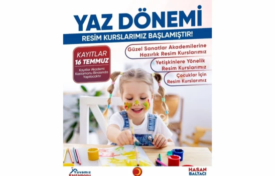 Kastamonu'da Resim Kursları Düzenlenecek