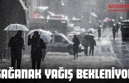 Kastamonu'da Sağanak Yağış Bekleniyor