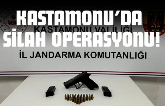 Kastamonu'da Silah Operasyonu!