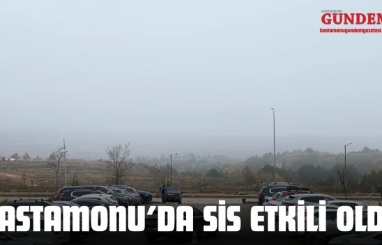 Kastamonu'da Sis Etkili Oldu