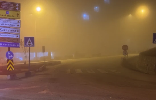 Kastamonu'da Sis Etkisini Sürdürüyor