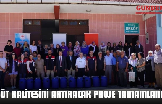 Kastamonu'da Süt Kalitesini Artıracak Proje Tamamlandı