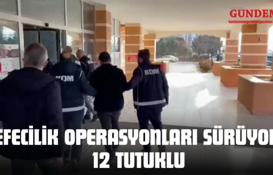 Kastamonu'da Tefecilik Operasyonları Sürüyor: 12 Tutuklu