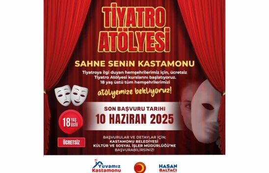 Kastamonu'da Ücretsiz Tiyatro Atölyesi Başlıyor!