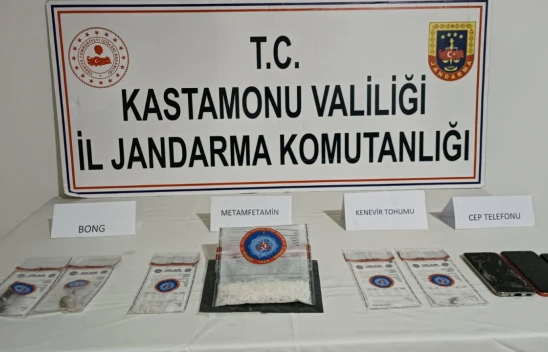 Kastamonu'da Uyuşturucu Operasyonu